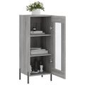 vidaXL Komoda sivý dub sonoma 34,5x34x90 cm spracované drevo