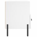 vidaXL Nočné stolíky 2 ks biele 40x35x47,5 cm kompozitné drevo