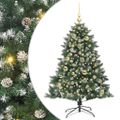 vidaXL Umelý vianočný stromček Zelená 150 cm PVC, plast a oceľ