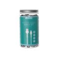Kábel Devia Kintone V2 EC406 USB – Lightning 1,0 m 2,1A biely set 30 ks