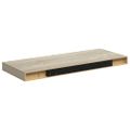 vidaXL Plávajúce nástenné police 4 ks, dubové 60x23,5x3,8 cm, MDF