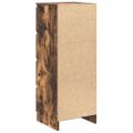 vidaXL Komoda dymový dub 37,5x35x99 cm spracované drevo
