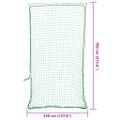 vidaXL Sieť na prívesný vozík s elastickým lanom, zelená 7x3,5 m, PP