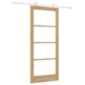 vidaXL Posuvné dvere ORKDAL 86 x 198,5 cm Prírodná