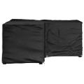 vidaXL Kryt na záhradný nábytok v tvare L 12 očiek 185x185x90 cm