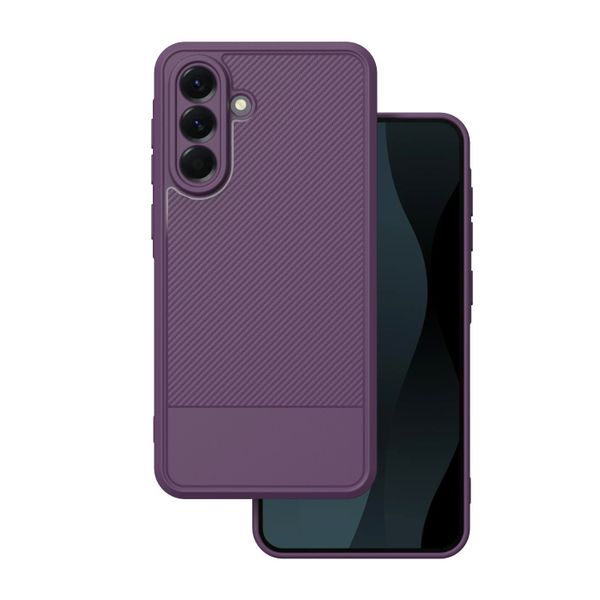 Jednoduchý Carbon obal pre Samsung Galaxy A37 5G fialový