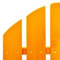 vidaXL Záhradná hojdacia stolička Adirondack jedľový masív oranžová
