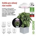 Pozemní svetlo EMOS Z7901 LED GROW 5 W, časovač, biela
