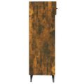 vidaXL Botník dymový dub 30x35x105 cm spracované drevo