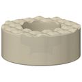 vidaXL Podložky na nohy stoličky 2 ks Priehľadná Ø 15 x 16 mm PVC
