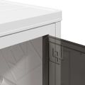 vidaXL stohovateľný úložný box s kolieskami 28 L 48,5x29,5x33 cm