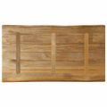 vidaXL Stolová doska živá hrana 100x60x2,5 cm masívny surový mangovník