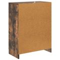 vidaXL Zásuvkový kabinet Dymový dub 66 x 34,5 x 87 cm Kompozitné drevo