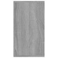vidaXL Lavica na topánky sivá sonoma 103x30x55 cm spracované drevo