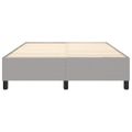 vidaXL Posteľný rám s boxspringom bledosivý 140x200 cm látka