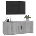 vidaXL Nástenná TV skrinka dub sonoma 100x34,5x40 cm