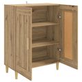 vidaXL Servírovacia skriňa Dub artisan 69,5 x 34 x 90 cm