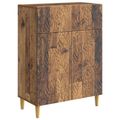 vidaXL Servírovacia skriňa Staré drevo 66 x 34,5 x 90 cm