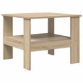 vidaXL Konferenčný stolík Sonoma dub 57 x 55 x 45 cm Kompozitné drevo