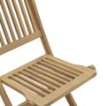 vidaXL Skladacie stoličky 6 ks 48,5x57x90 cm Masívne drevo Akácia