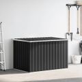vidaXL Záhradný úložný box antracitový 149x99x93 cm