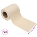 vidaXL PVC ochranná páska na ochranu súkromia 70x0,19 m krémová