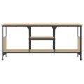 vidaXL TV skrinka dub sonoma 100x35x45 cm spracované drevo a železo