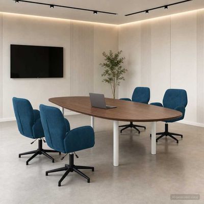 vidaXL Otáčacie stoličky k stolu 4 ks 54 x 55 x 90 cm Modrá Zamat