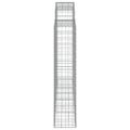 vidaXL Oblúkové gabionové koše 20 ks 200x30x140/160 cm pozink. železo