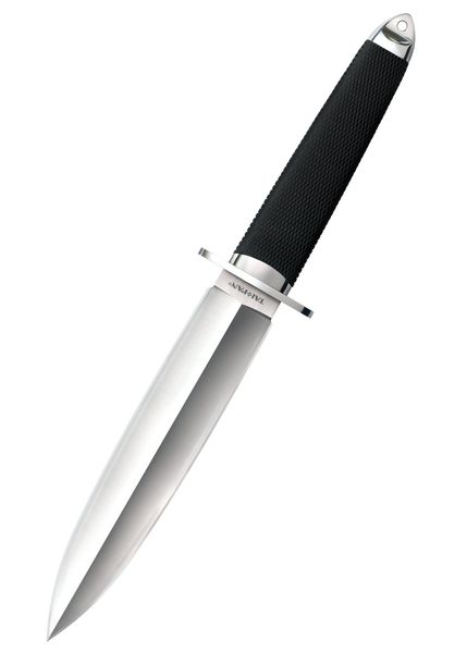 Cold Steel 35AA San Mai Tai Pan taktická dýka 19 cm, čierna, Long Kray-Ex, puzdro