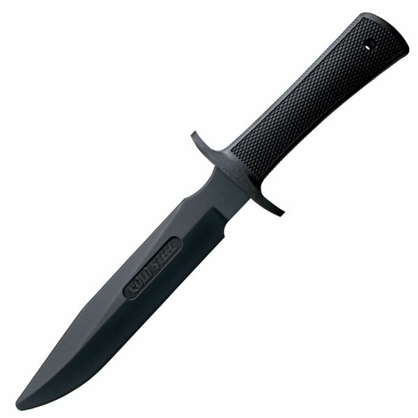 Cold Steel 92R14R1 Rubber Training Military Classic tréningový nôž 17 cm, celočierna, Santoprene