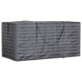 vidaXL Úložná taška na záhradné vankúše čierna 150x75x75 cm polyetylén