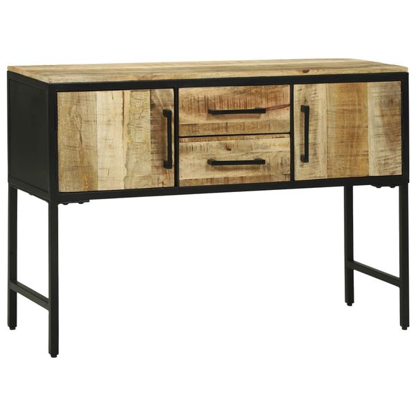 vidaXL Konzolový stôl Hnedá 100 x 35 x 70 cm Masívne mango drevo