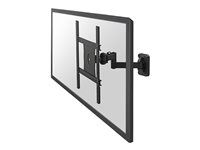 Držiak - plný pohyb - pre LCD displej - čierna - veľkosť obrazovky: 23"-52" - montáž na stenu
