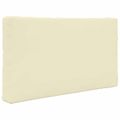 vidaXL Vankúš na vonkajšiu pohovku Polyester Krémová 80 x 80 cm