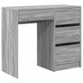 vidaXL Stôl Sivý Sonoma Kompozitné drevo 90 x 37,5 x 75 cm