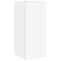 vidaXL TV nástenné skrinky s LED svetlami 2 ks biele 30,5x35x70 cm