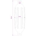 vidaXL Nárazníky na člny 2 ks Ø 16 x 58 cm Modrá PVC