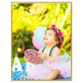 vidaXL Fotorámiky na stenu alebo stôl 5 ks zlaté 50x60 cm MDF