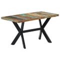 vidaXL Jedálenský stôl 140x70x75 cm, recyklovaný masív
