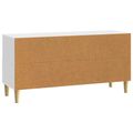 vidaXL TV skrinka 102 x 34,5 x 50 cm Biela s vysokým leskom