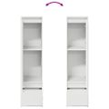 vidaXL Highboard White 29,5x34x119,5 cm Upravené drevo