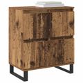 vidaXL Servírovacia skriňa Staré drevo 60 x 35 x 70 cm