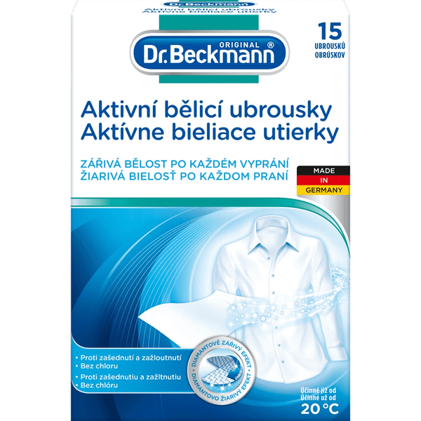 DR. BECKMANN Aktívne bieliace utierky 15ks