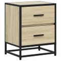 vidaXL Nočné stolíky 2 ks dub sonoma 40x31x50 cm kompozitné drevo