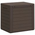 vidaXL Záhradný úložný box hnedý 58,5x46x55 cm polypropylénový