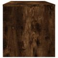 vidaXL TV skrinka dymový dub 100x40x40 cm spracované drevo