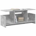 vidaXL TV stolík 102 x 35 x 45 cm Betónová šedá Kompozitné drevo