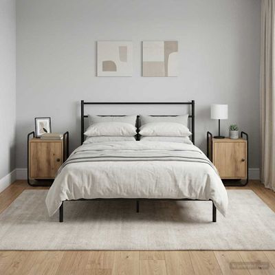 vidaXL Nočný stolík 2 ks Dub artisan 35 x 36,5 x 50 cm