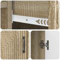 vidaXL Servírovacia skriňa so zásuvkou Dub sonoma 66 x 34,5 x 89,5 cm